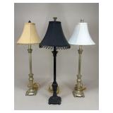 Barnes & Ivy Candlestick Lamps|3 pc