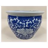 Blue & White Planter