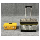 Stanley Rolling Tool Caddy & Flambeau Toolbox