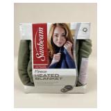 Sunbeam Heated Fleece Queen Blanket NIP