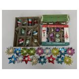Vintage Christmas Ornaments & Flowers