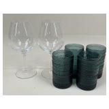 Wine Glasses & Juice Glasses / 6 pc