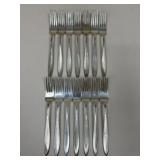 Gorham Sterling Silver Dinner Forks / 14 pc