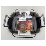 David Burke Roasting Pan w/ Rack NWT