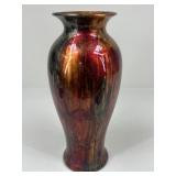 Tall Painted Ceramic Vase