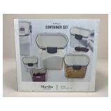 Martha Stewart Container Set / 6 pc