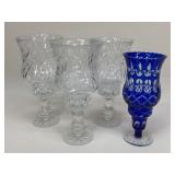 Crystal Candle Holders|4 pc