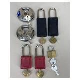 Master Lock Locks W/ Keys|7 pc