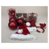 Christmas Decor & Santa Hats|9 pc