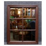 Window Pane Style Wall Mirror