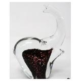 Art Glass Elephant Figurine