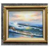 Original Oil Painting on Canvas Signed Rogers