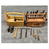 Handmade Toolboxes w / Woodworking Tools
