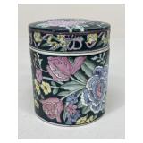 Floral Porcelain Canister