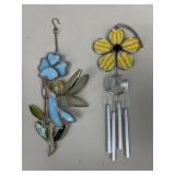 Stained Glass Fairy & Windchime