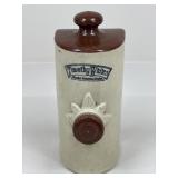 Vintage Timothy Whites Stoneware Hot Water Bottle