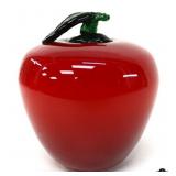 Art Glass Apple Figurine