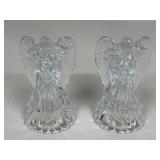 Crystal Angel Candle Holders / 2 pc