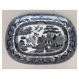 Black & White Willow Platter