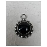 Sterling Silver Pendant w/ Stone