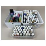 Assorted Acrylic & Fabric Paints