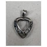 Sterling Silver Heart Pendant