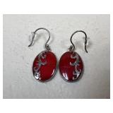 Sterling Silver Earrings w/ Stones