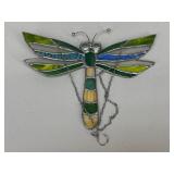 Stained Glass Dragonfly Sun-Catcher