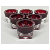 Ruby Red Votives|6 pc