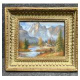 Original Oil Painting on Canvas Signed Rogers