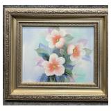 Original Oil Painting on Canvas Signed Rose