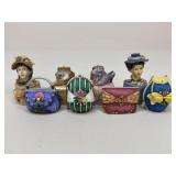 Trinket Boxes & Willow Hall Resin Purses|8 pc