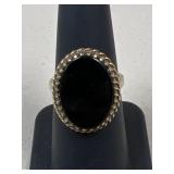 Sz 7 10k Gold Ring w/ Stone