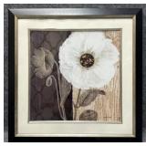 White Poppy Decor Print