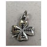 Sterling Silver 4 Leaf Clover Pendant