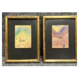 2/PC Small Pen&Ink/Watercolor Originals