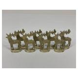 Brass Department 56 Reindeer|8 pc