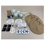 Nautical Decor & Adhesive Wall Hooks|31 pc