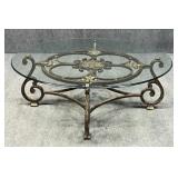 Metal & Glass Coffee Table