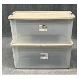 Sterilite 200 qt Storage Containers / 2 pc