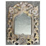 Small Mirror in Carved Frame