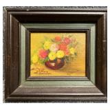 Small Original Oil Painting on Panel Signed