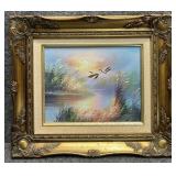 Original Painting on Canvas Signed Kent