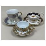 Cups & Saucers / 3 Pairs