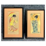2/PC Original Watercolor Geisha
