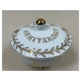 Lefton China 50th Anniversary Covered Bowl