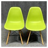 Pair of Molded Seat Chairs