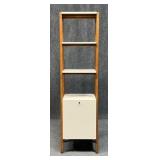 West Elm Wood Etagere w/ Storage