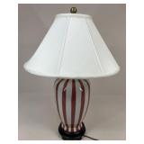 Striped Lamp w/ Shade