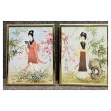Geisha 2/PC Original Painting on Canvas Board